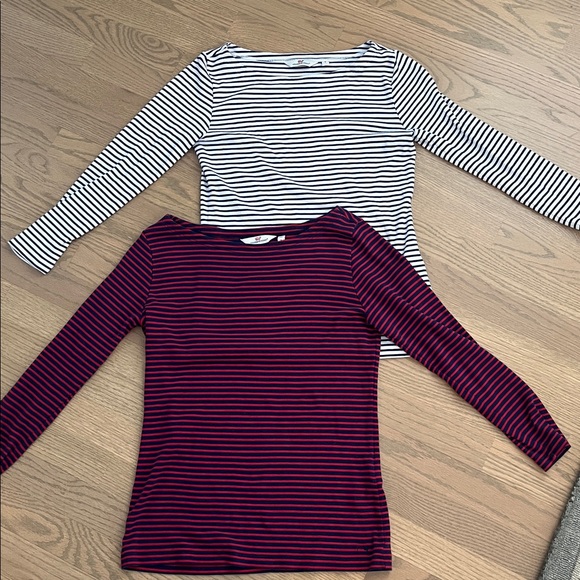 Vineyard Vines Tops - |BUNDLE of 2| vineyard vines | long sleeve striped tees | women’s small
